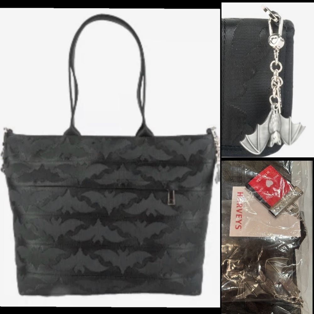 Harveys Seatbelt Release the Bats Medium Streamline Tote / NEW in sealed bag